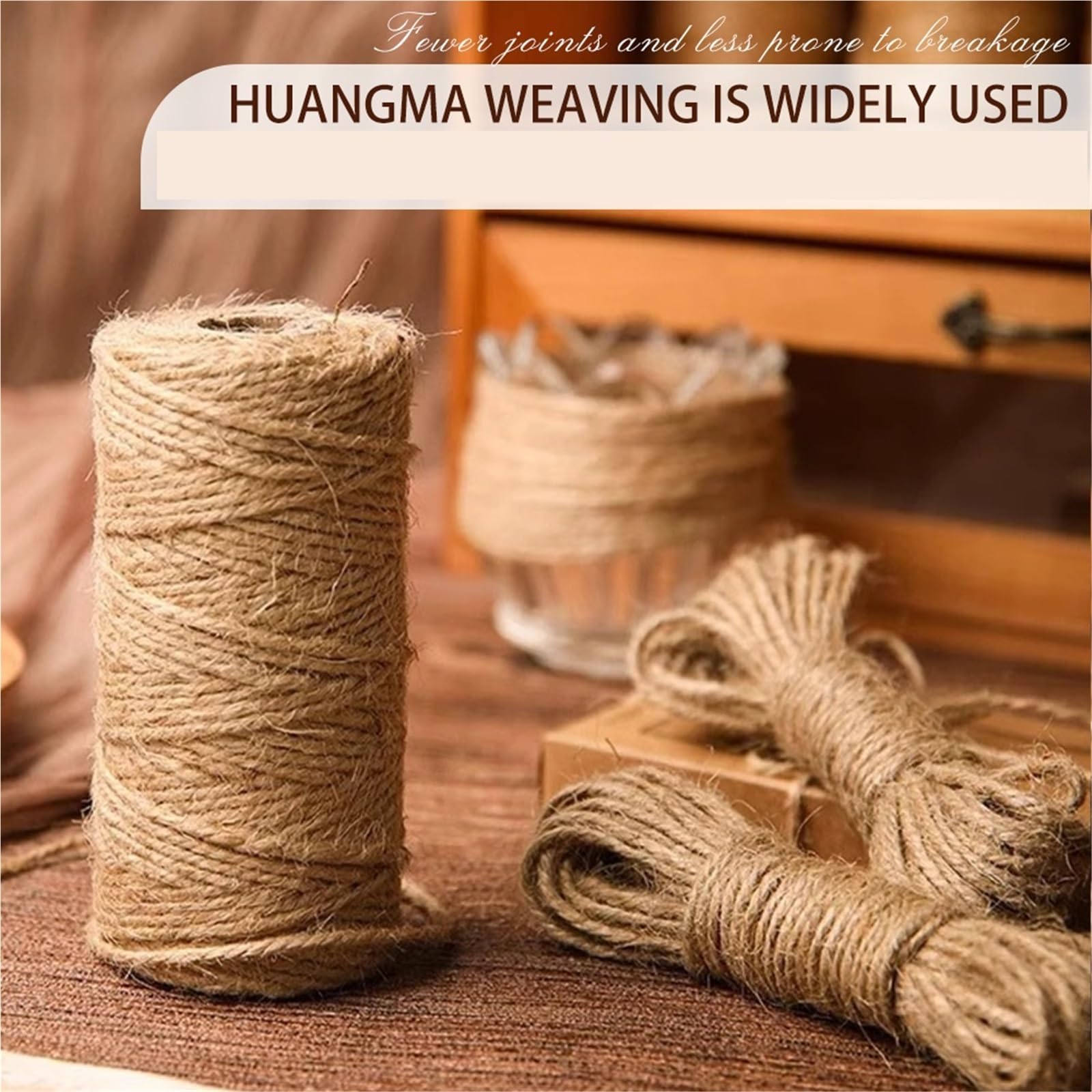 1mm-12mm Jute Seil Schnur Band Handwerk DIY Nähen Party Hochzeit Weihnachten Home Decortion Für Camping Garten