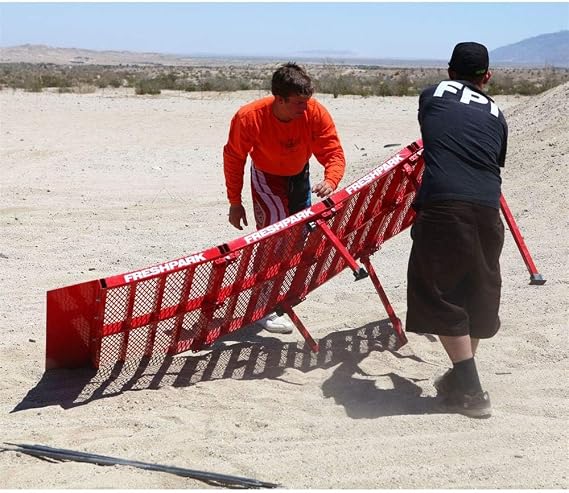 Freshpark Portable Moto Jump for FMX, BMX, Dirtbike, RC, Mountain Bike Launch Training Motorcycle Ramp