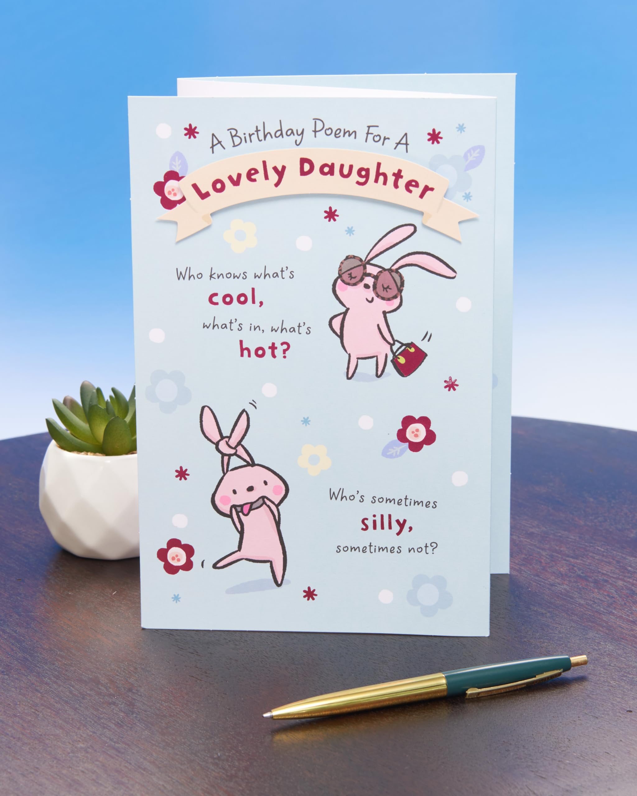 UK Greetings Geburtstagskarte Für Tochter – Sentimentales Design, FSC-zertifiziert