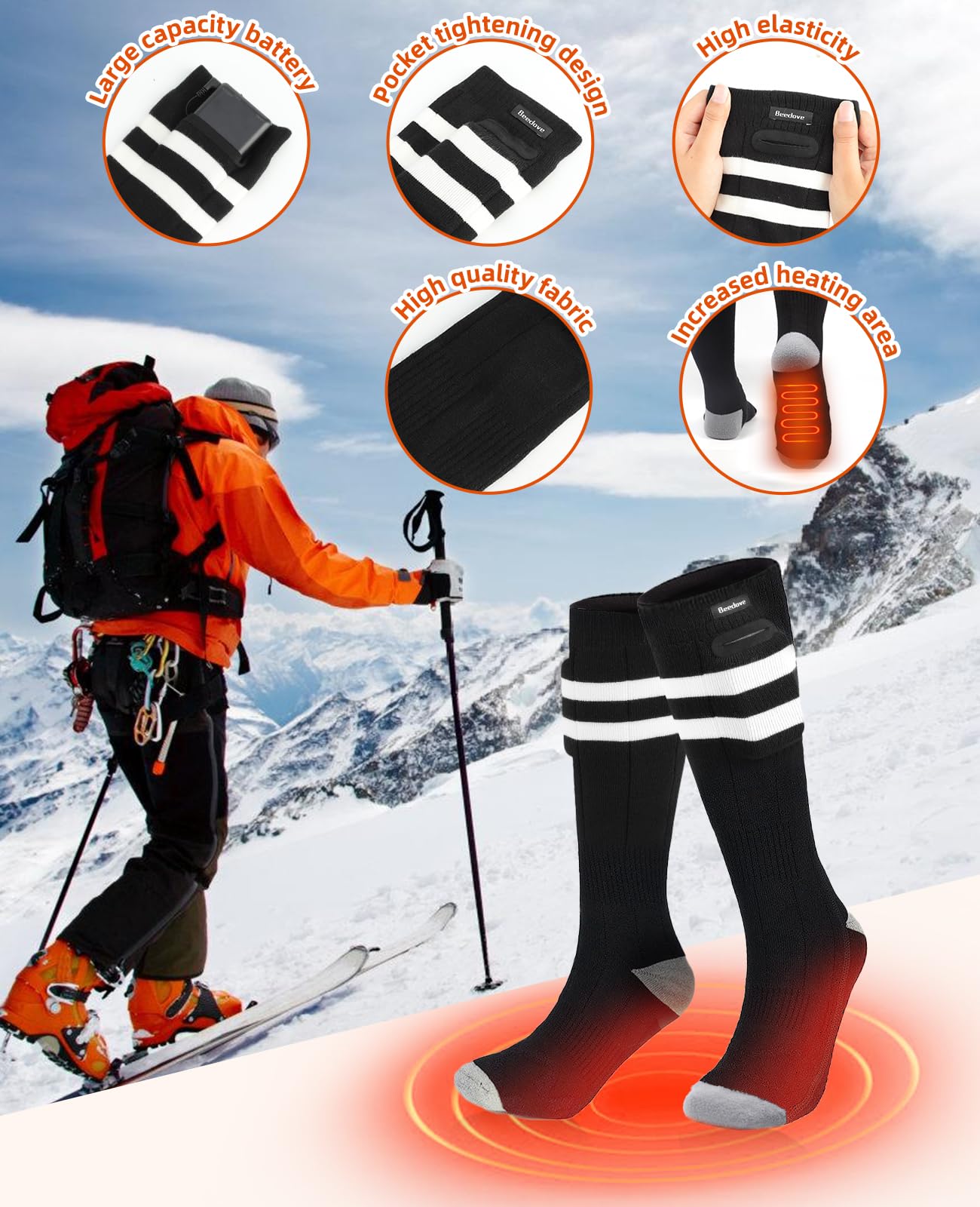 Beheizbare Wurfdecke Mit USB-Anschluss - 3-stufiger Heizponcho Für Winter & Reisen