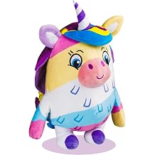 Pinata Smashlings Huggable 12" Plush Luna The Unicorn - Series 1, Kids Stuffed Smashling Character, Soft & Squeezable, Colorful, Toikido, Ages 3+
