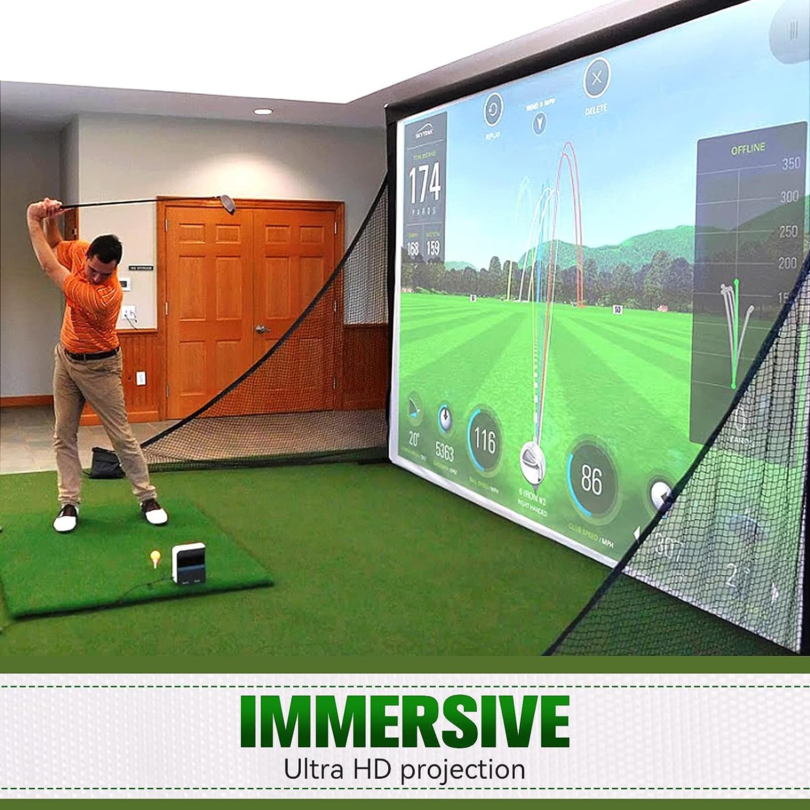 best golf simulators for garage