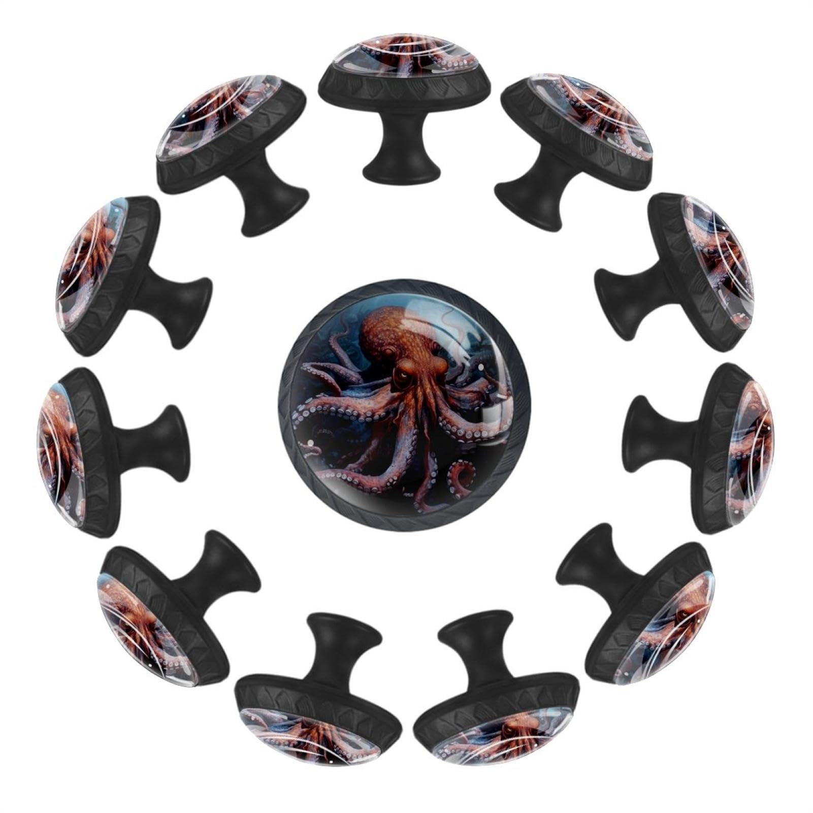 Boutons de tiroir ronds en cristal transparent pour relooker un meuble