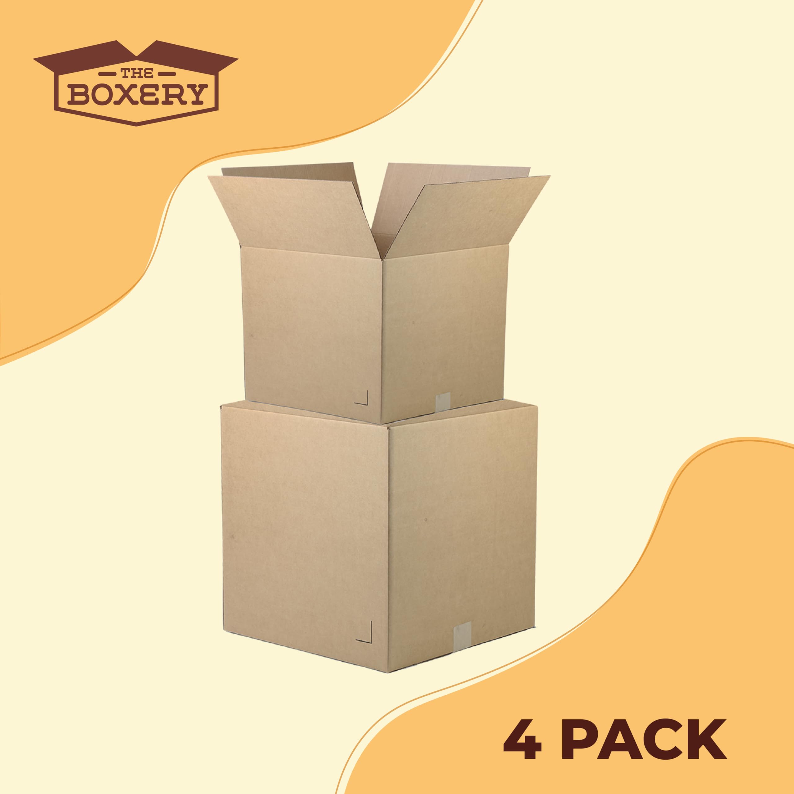 Amazon.com: The Boxery Moving Boxes 4-Pack XX-Large | 24x24x24