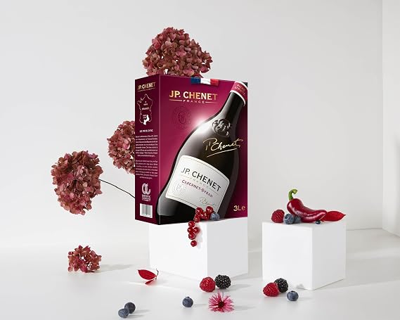JP Chenet - Original Cabernet Syrah Red Wine, Pays d'Oc, France - Bag in Box 3l (1 x 3 L)