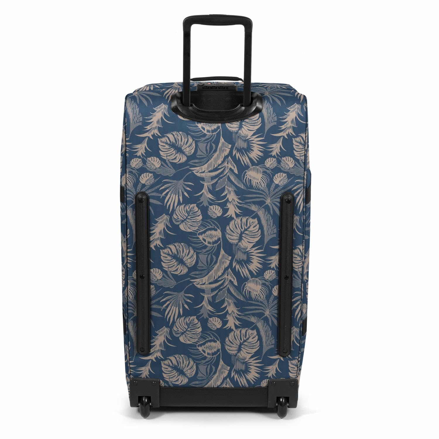 Eastpak Tranverz L Valise Grand Format 121L (79 x 40 x 33 cm), Grande Valise de Voyage à roulettes, Bagage résistant avec Double Compartiment, poignée télescopique & Serrure TSA - Brize Blue Beige