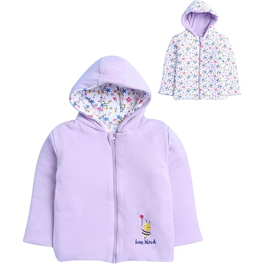 Baby Girls Cotton Reversible Padded Jacket