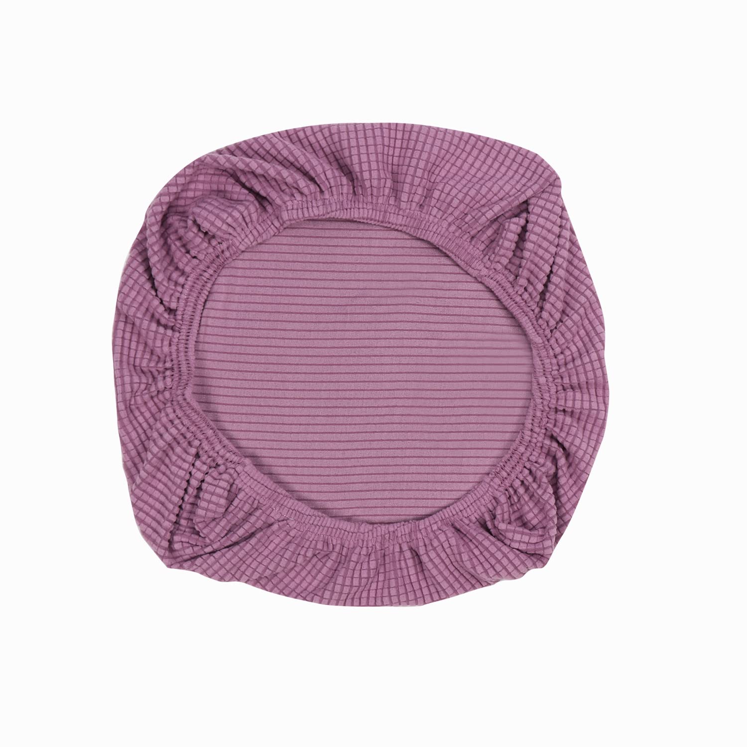 Yikko Soft Stretch Spandex Chair Seat Slipcover and Backrest Cover, Washable Chair Slipcovers fit for Office Computer Chairs, Dining Room Chairs, Bar Wedding Party Decor (Chair Seat Cover, Purple)