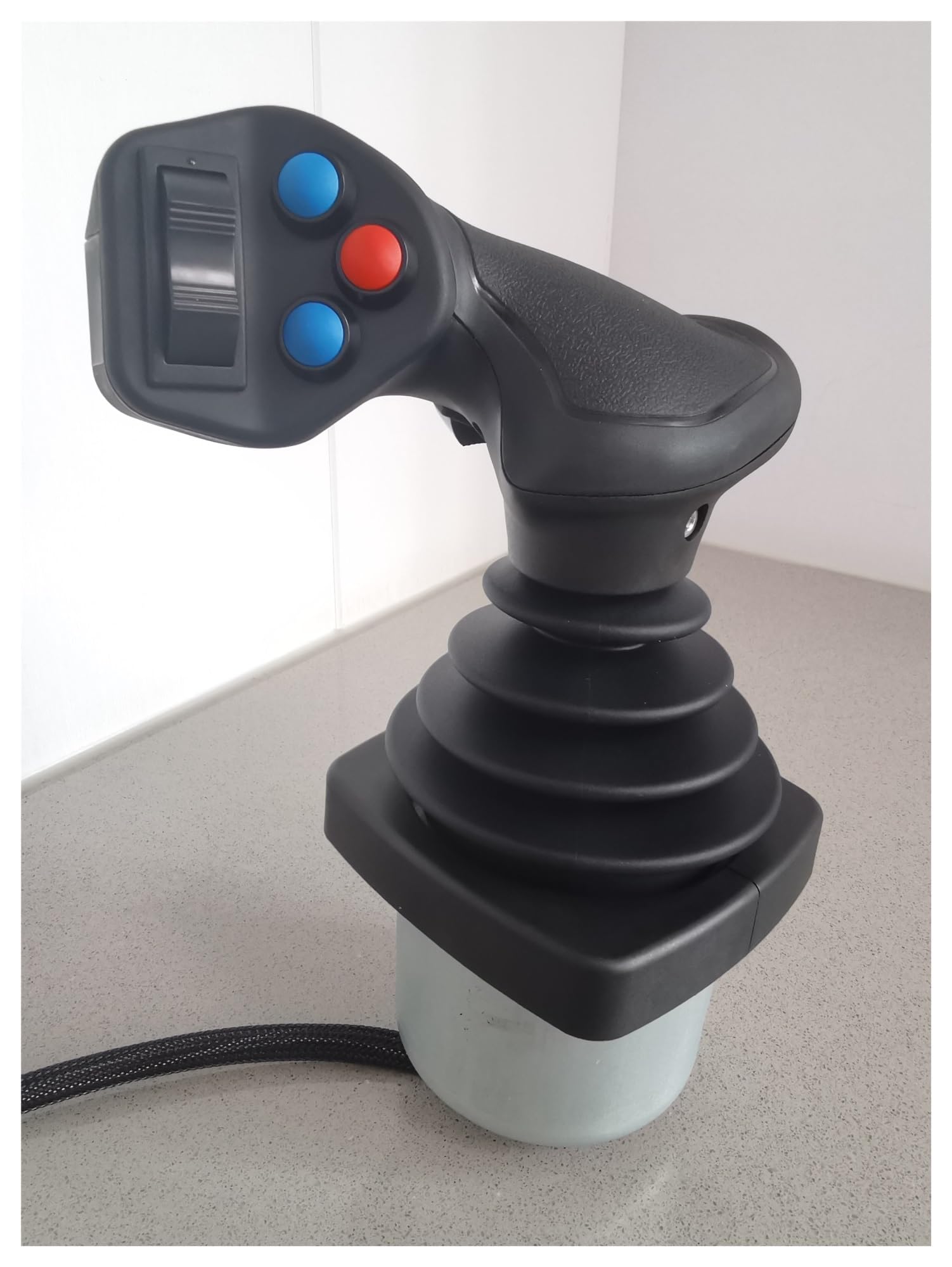 Joystick przemysłowy Hall, SMC82A80 Uchwyt prawy, specjalny uchwyt do maszyn budowlanych(0.5-2.5-4.5V output)