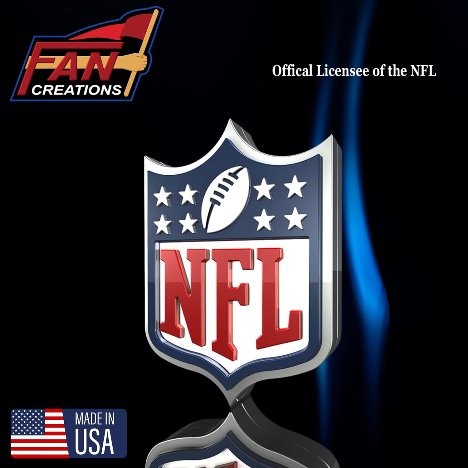 Fan Creations Set of 2 NFL Car Coasters Removable Absorbent Ceramic Stone Coasters - Ideal Gift for Everyday and Die Hard Football Fans - Show Your NFL Team Spirit - Image 6
