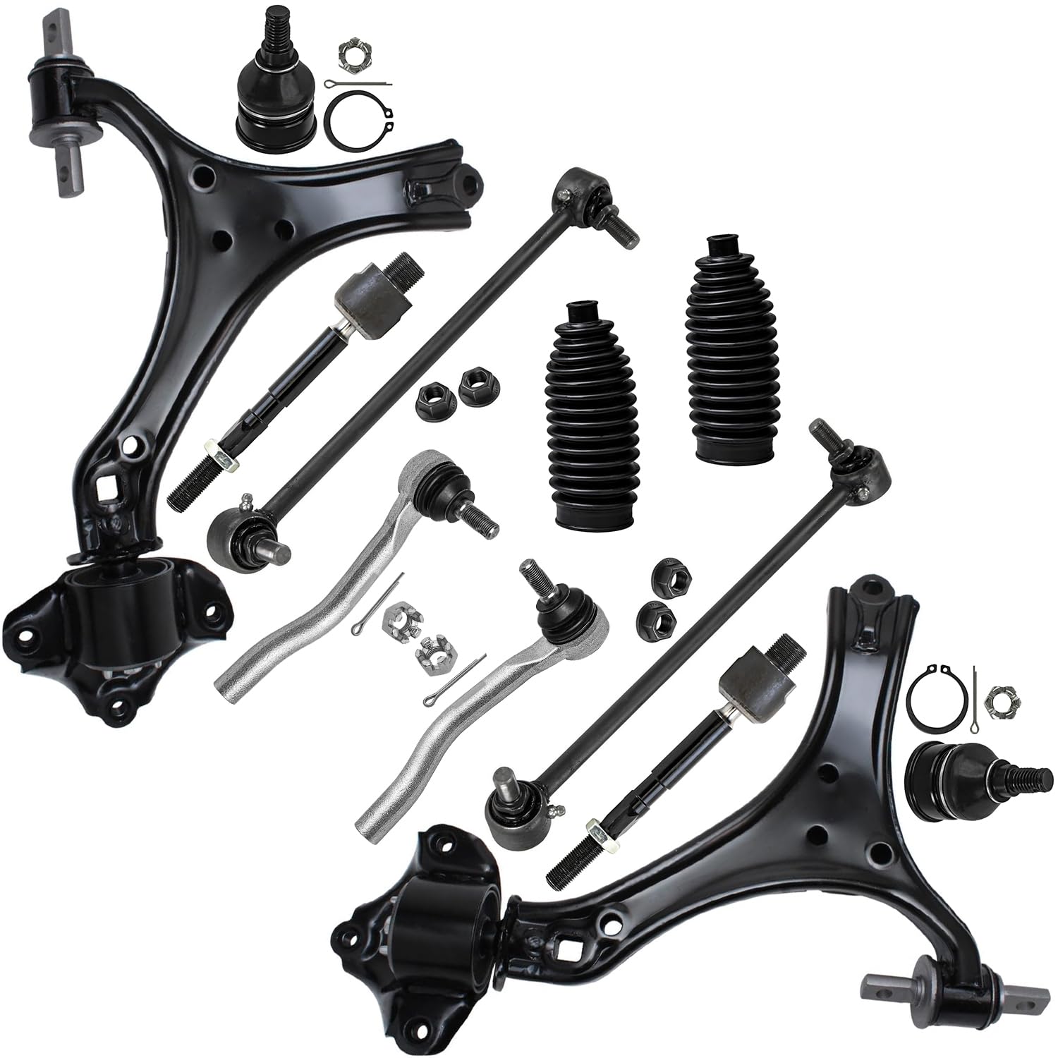 Detroit Axle - 2.4L Front End Kit for 15-20 Acura TLX 13-17 Honda Accord