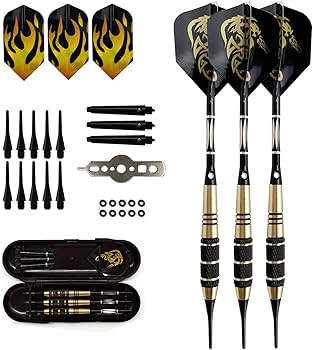 Amazon | VastElement 炎の竜 ダーツ 矢 18g 初心者 初中級者向 ソフト