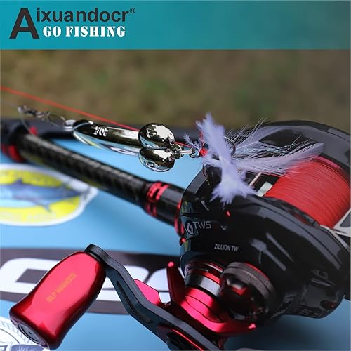 Miniatura 9 de Señuelo de pesca de lubina, cucharas de pesca, señuelos de pesca de superficie con anzuelos de tres puntas, señuelos de pesca de trucha, aparejos de