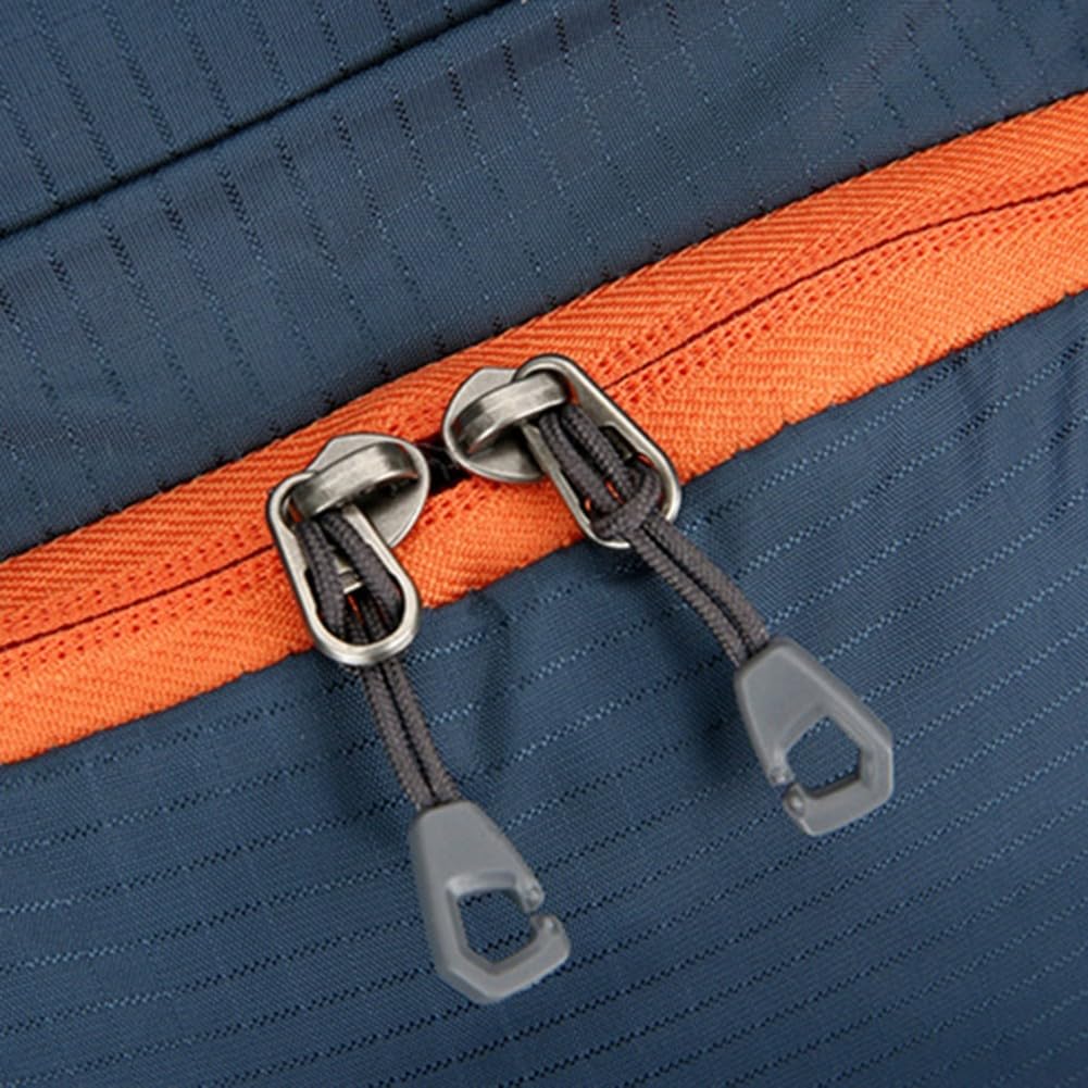Zaino da trekking da 65 litri con copertura antipioggia, pannello posteriore in rete traspirante e cinghie regolabili per campeggio, trekking e viaggi (blu scuro)