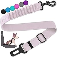 Vista 12 de COOYOO Cinturón de seguridad para perro, juego de 3 piezas retráctil, cinturones de seguridad ajustables para vehículo, nailon para mascotas