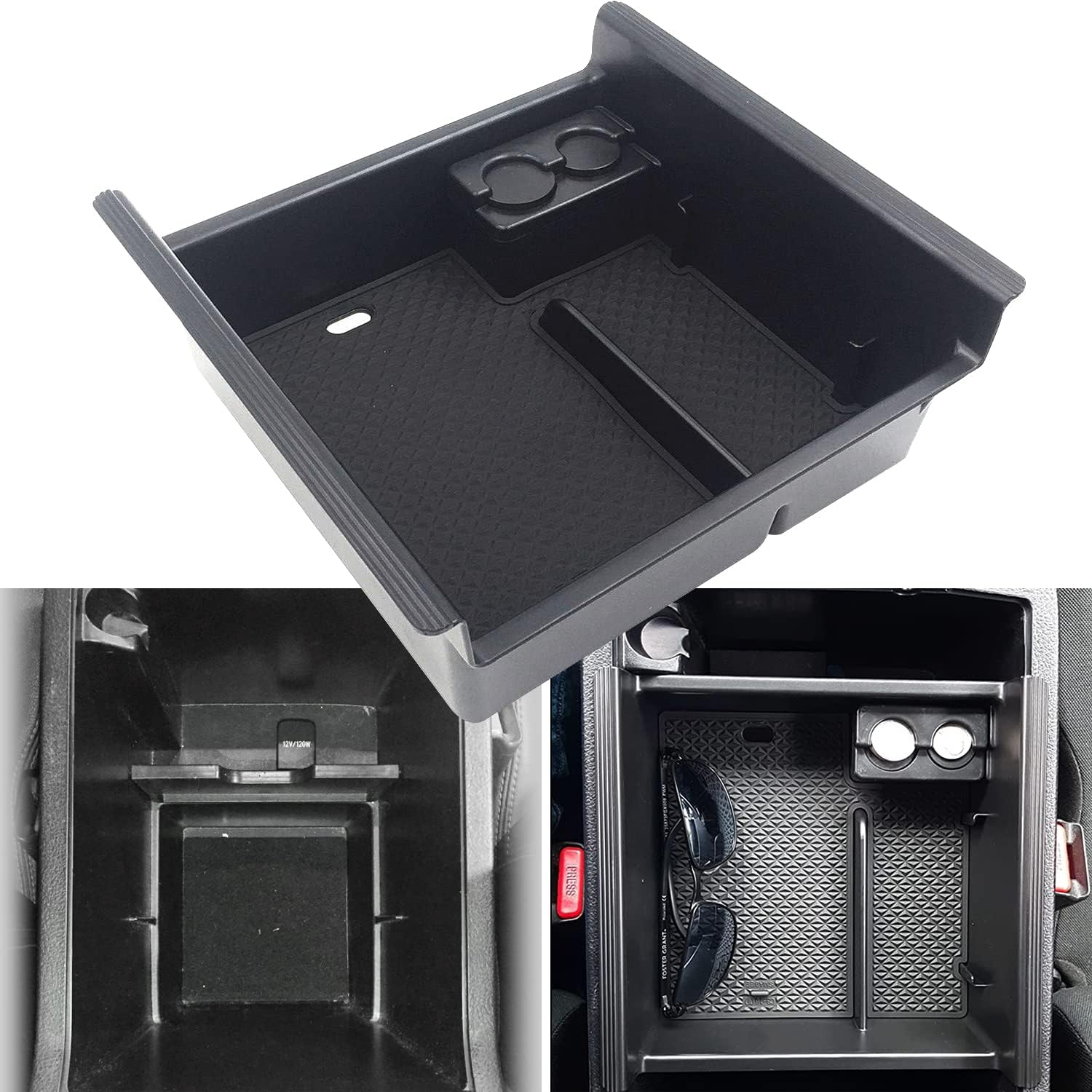 JOJOMARK Compatible with Toyota 4Runner Accessories Center Console Tray