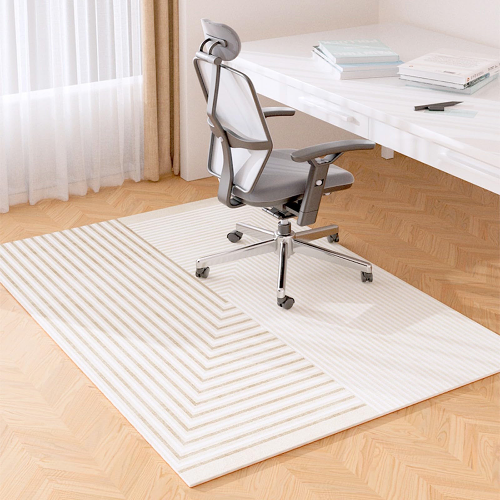 Tapis de chaise de bureau antidérapant pour éviter les rayures sur le parquet