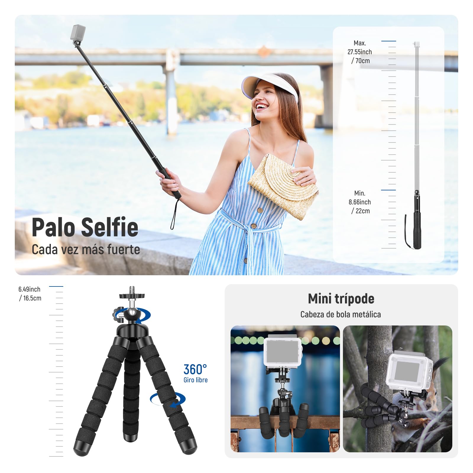 NEEWER 50 in 1 Action Camera Accessory Kit Compatible with GoPro DJI — Amazon image 5