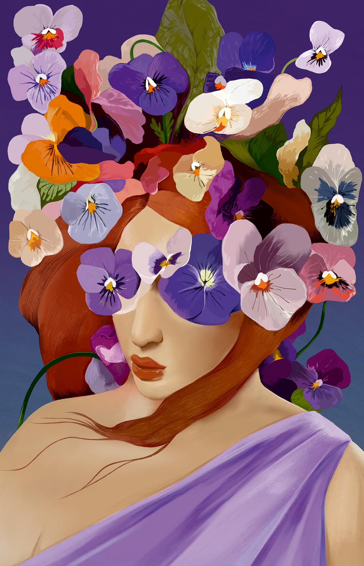 Ravensburger Puzzle Moments – Flower Heads Violet | 200 Piece Jigsaw Puzzle for Adults | Relaxing Mindfulness Activity | Premium Quality Puzzle Made in Germany