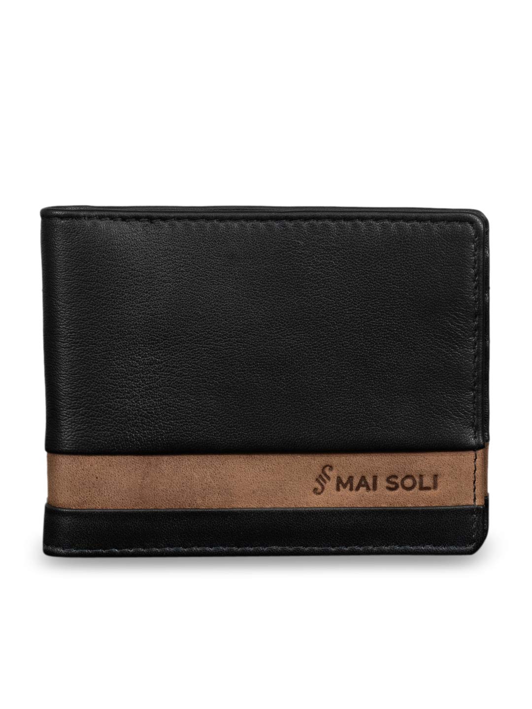 Black Genuine Leather Money Clip (MW-3563)-image-40