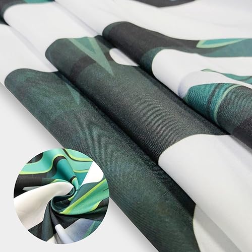 Miniatura 6 de Tapiz para colgar en la pared, tapices estéticos para dormitorio, margaritas moradas, color verde azulado, tablero de madera, tapiz de pared