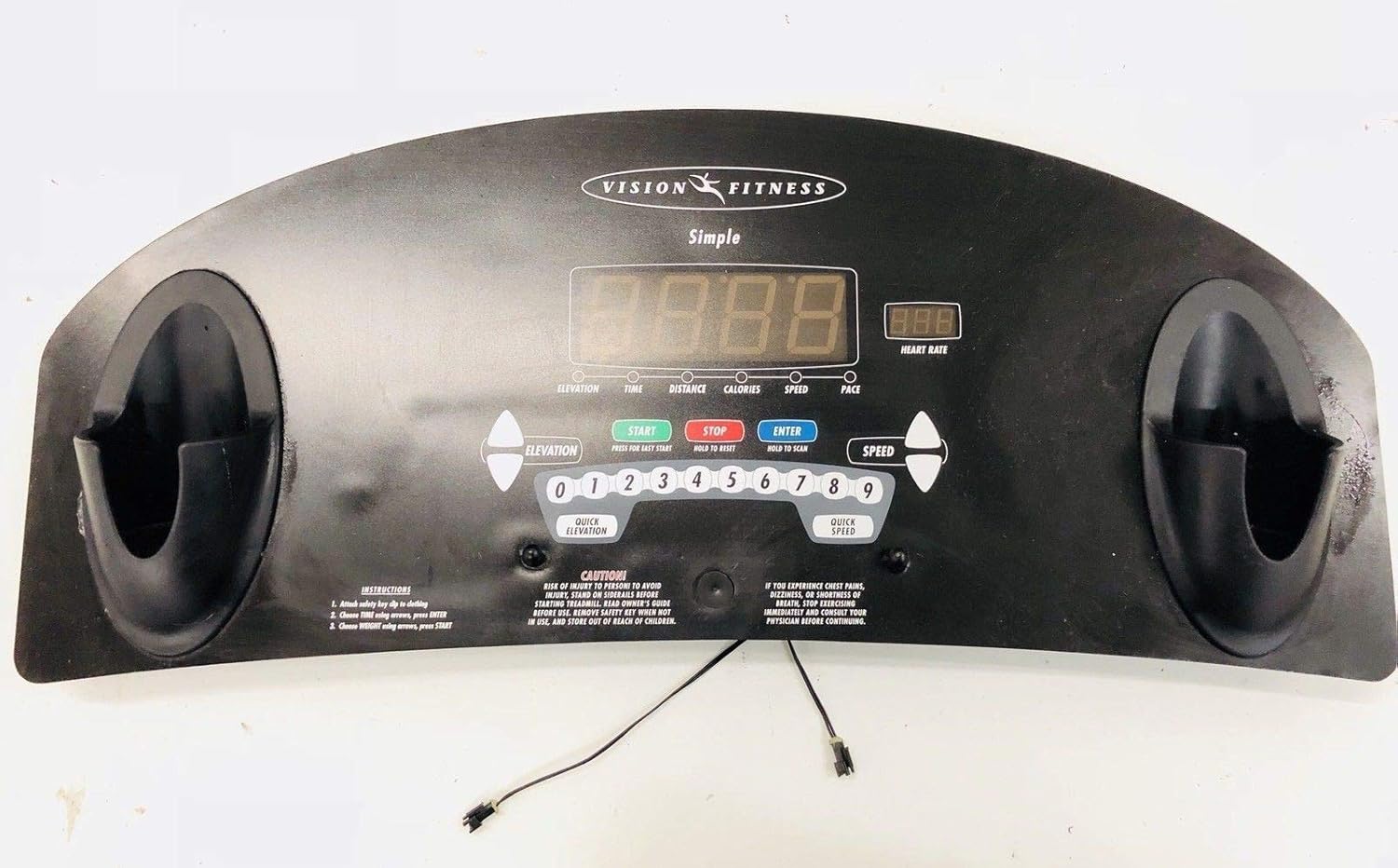 VISION FITNESS Simple Display Console 013630CDX Works