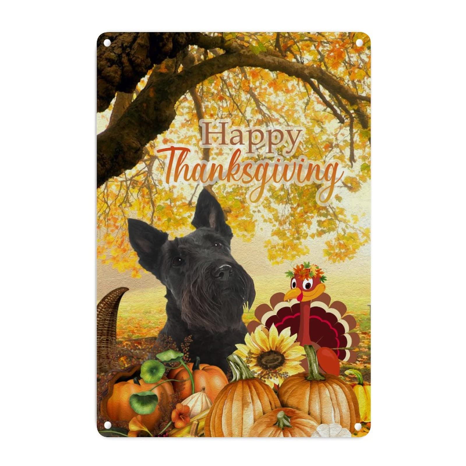 Plaque métal Thanksgiving pour embellir un mur vide avec style