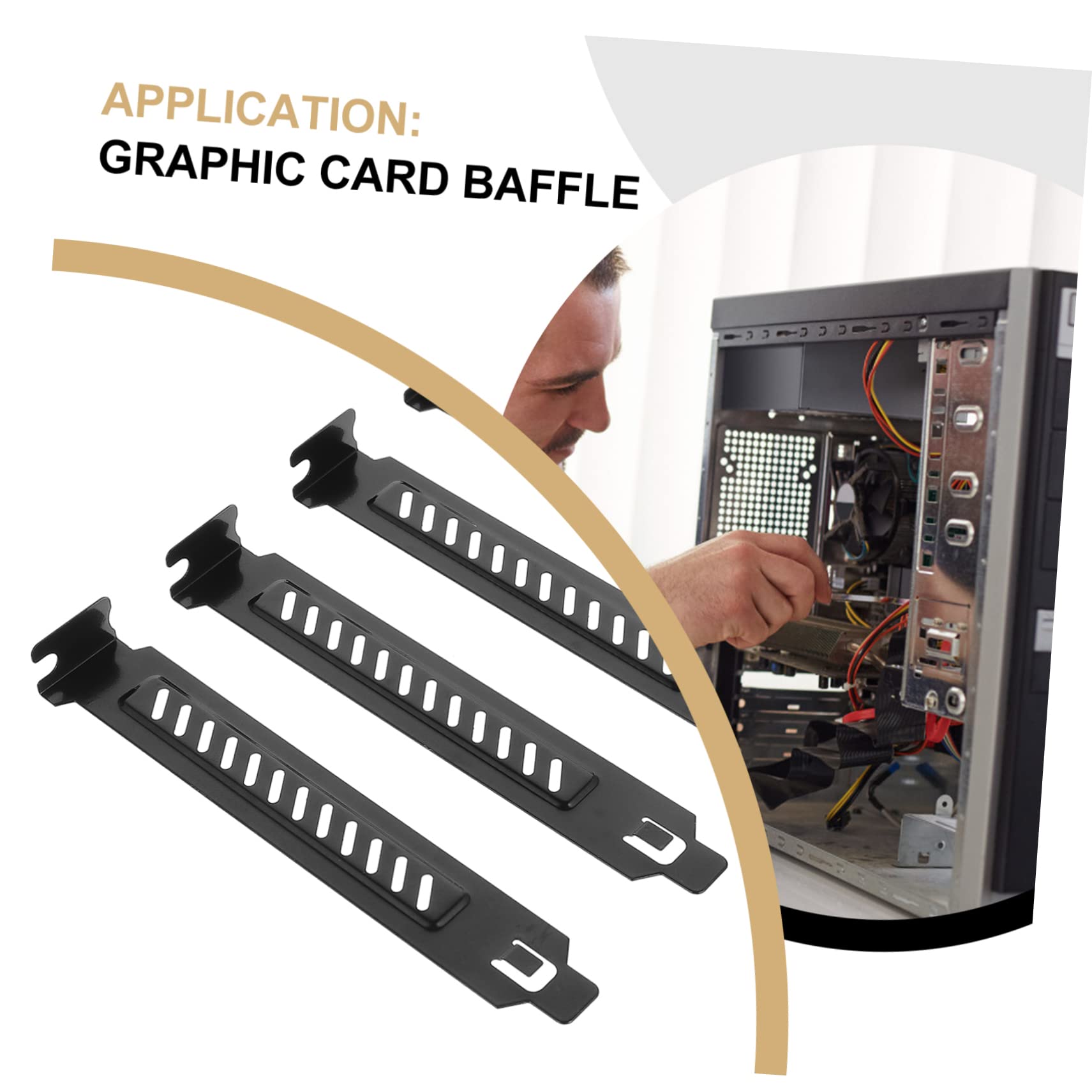 SHINEOFI 4 set Piastra Di Copertura Per Case Del Computer Piastra Di Copertura Antipolvere Per Dissipazione Del Calore Accessori Per Case Del Computer Piastre Di Copertura 20 pezzi*4