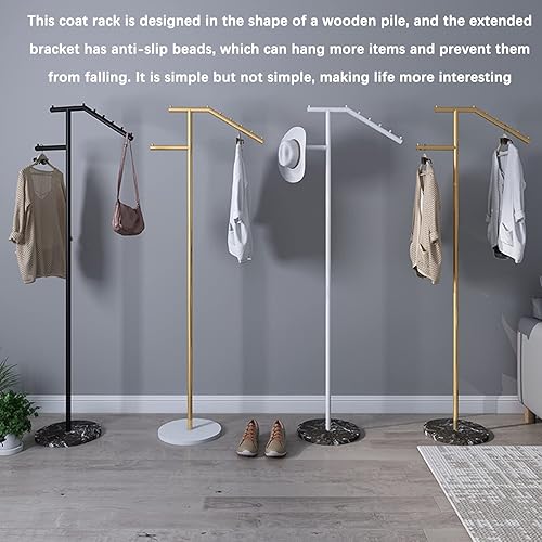 Miniatura 3 de LXBAMKEA Perchero para ropa, soportes de exhibición al por menor, base de mármol, tienda de ropa, boutiques, estantes de ventana, trajes para