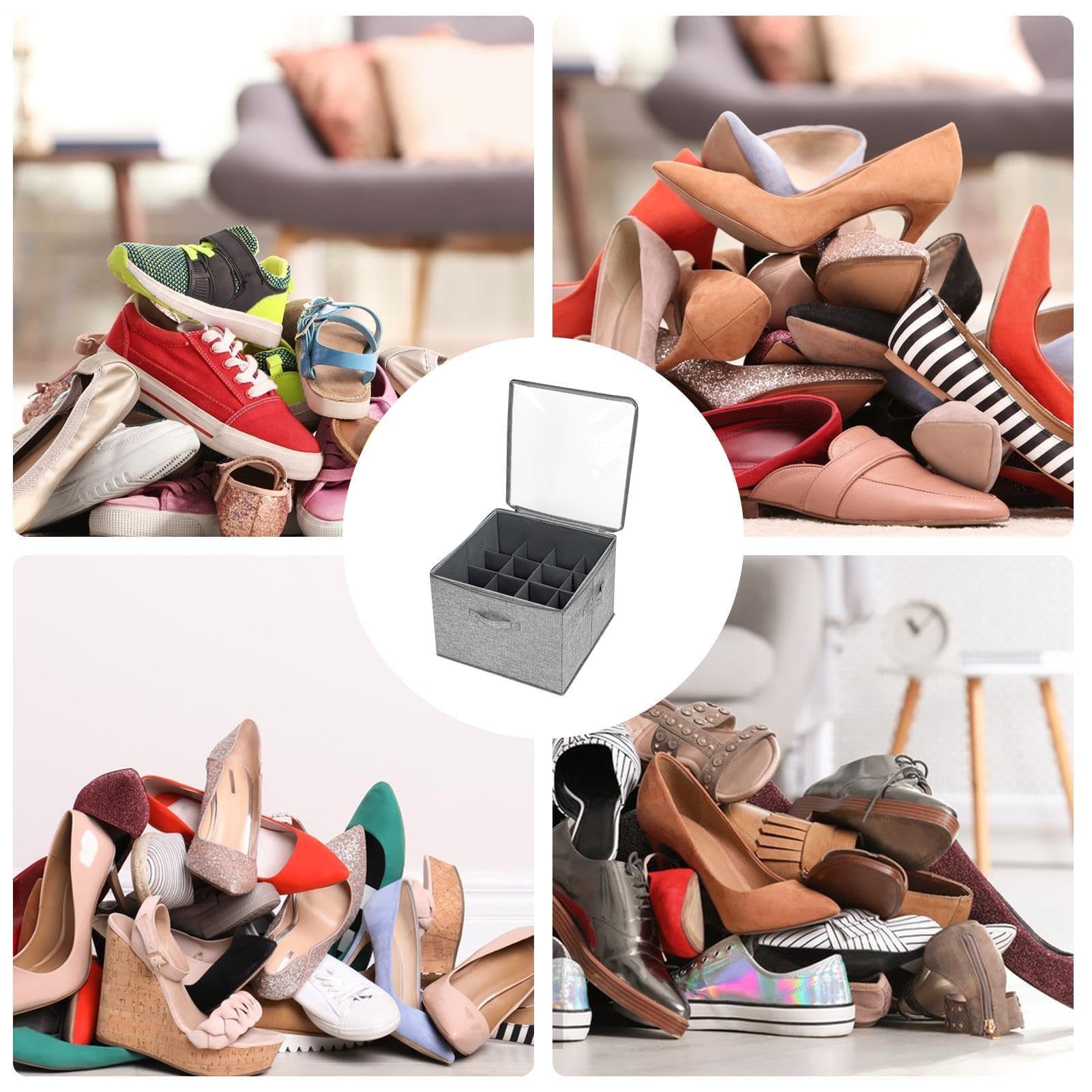 Buty na 16 par, uniwersalny stojak do przechowywania z uchwytami, idealny na buty sportowe, buty, koce, ręczniki, ubrania i zabawki dla dzieci, oszczędność miejsca w domu.