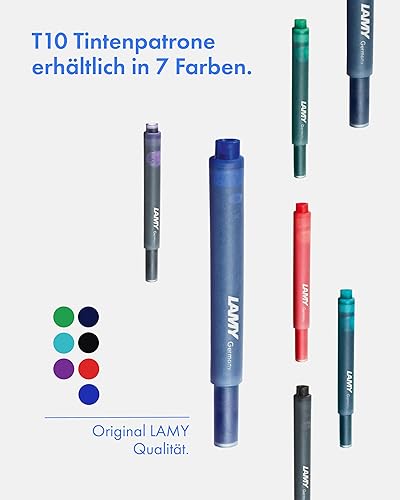Miniatura 5 de Lamy 1220536 T 10 - Cartuchos de tinta (10 unidades), color azul