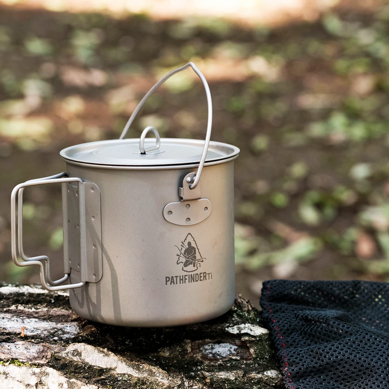 Titanium Bushpot met deksel (1,1 l)