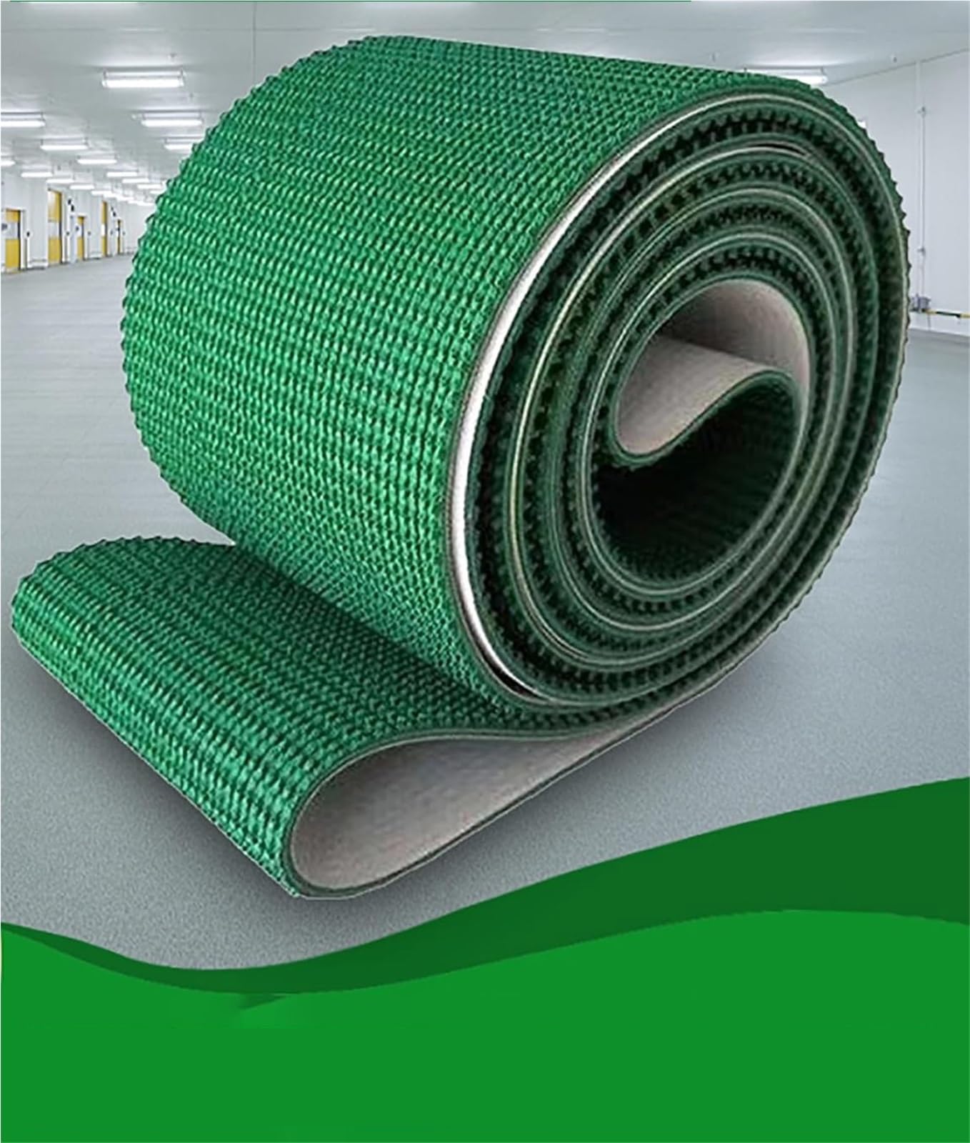 Líneas de producción eficientes con la cinta transportadora de PVC verde para envasado 28