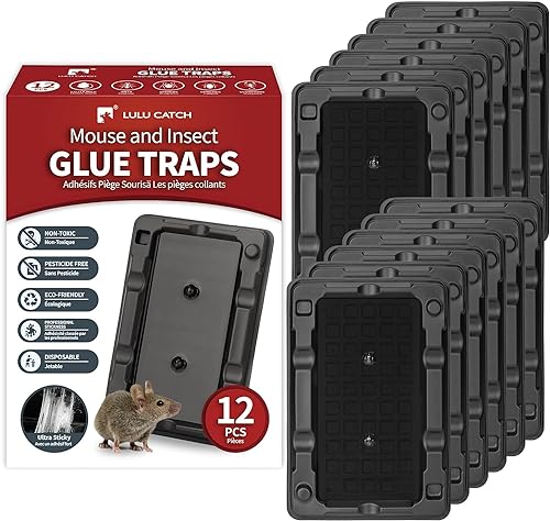 Miniatura 37 de Trampas para Ratones LULUCATCH 14 Pack, Trampas para Ratones de Alta Resistencia para Interiores para el Hogar, Trampa para Ratas para Ratones