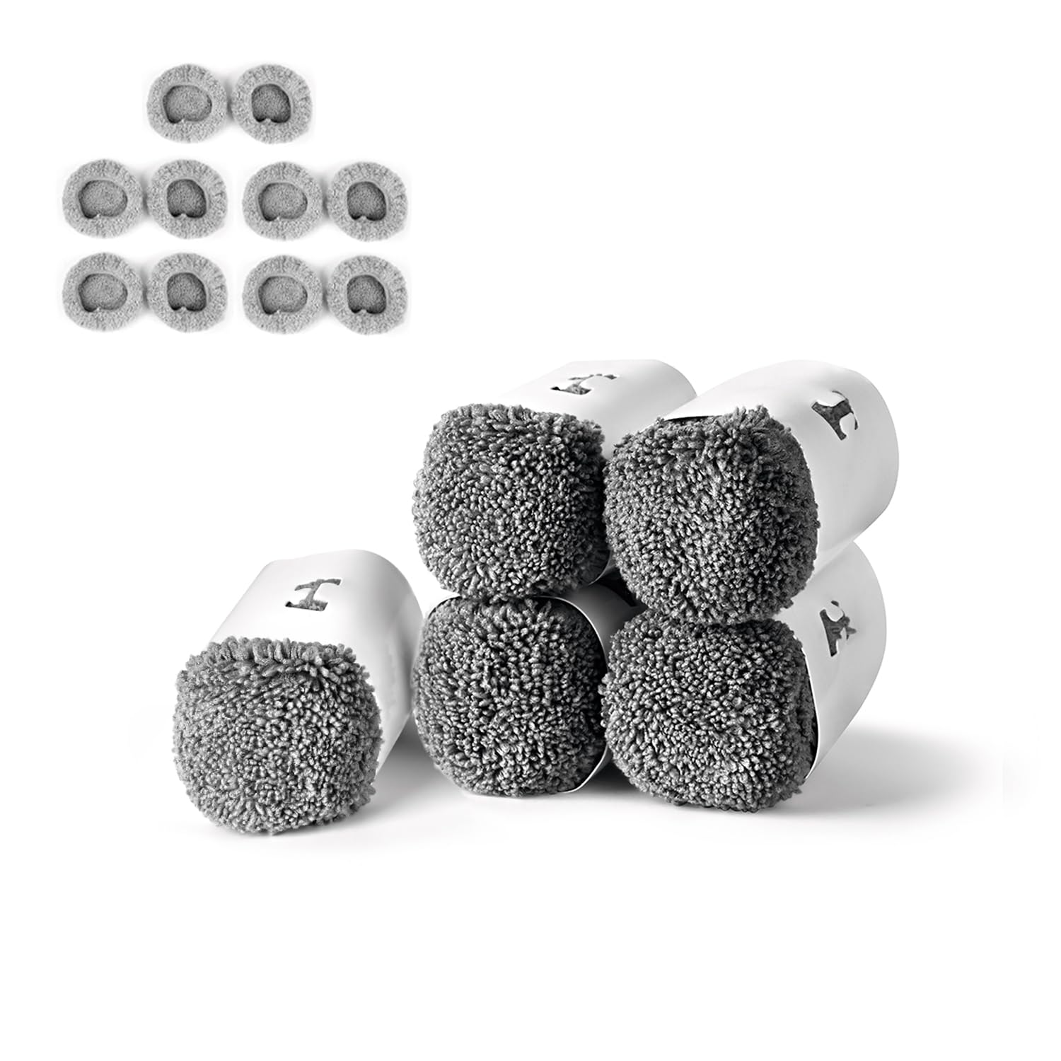 HUTT Paño de Limpieza Original para Robots limpiacristales DDC56, DDC55, C65, Caja de 10