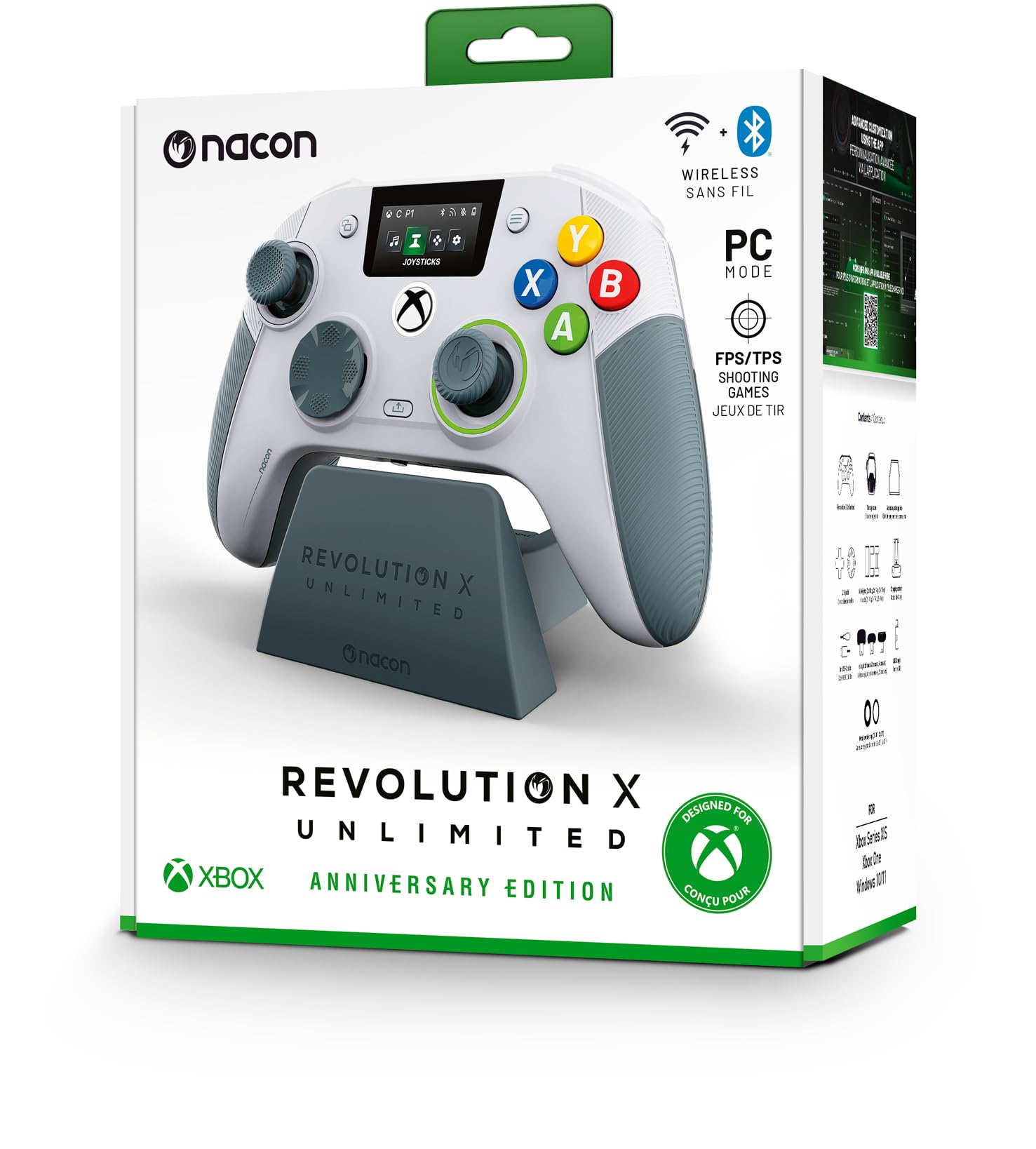 Nacon Revolution X Unlimited Edición Aniversario – Mando inalámbrico de alta precisión para Xbox Series X|S, One y PC – Licencia oficial Xbox