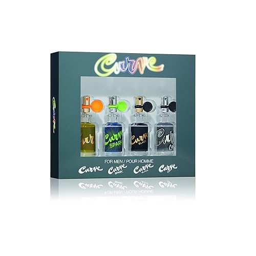 Curve Set de regalo de 4 piezas de fragancia para hombres