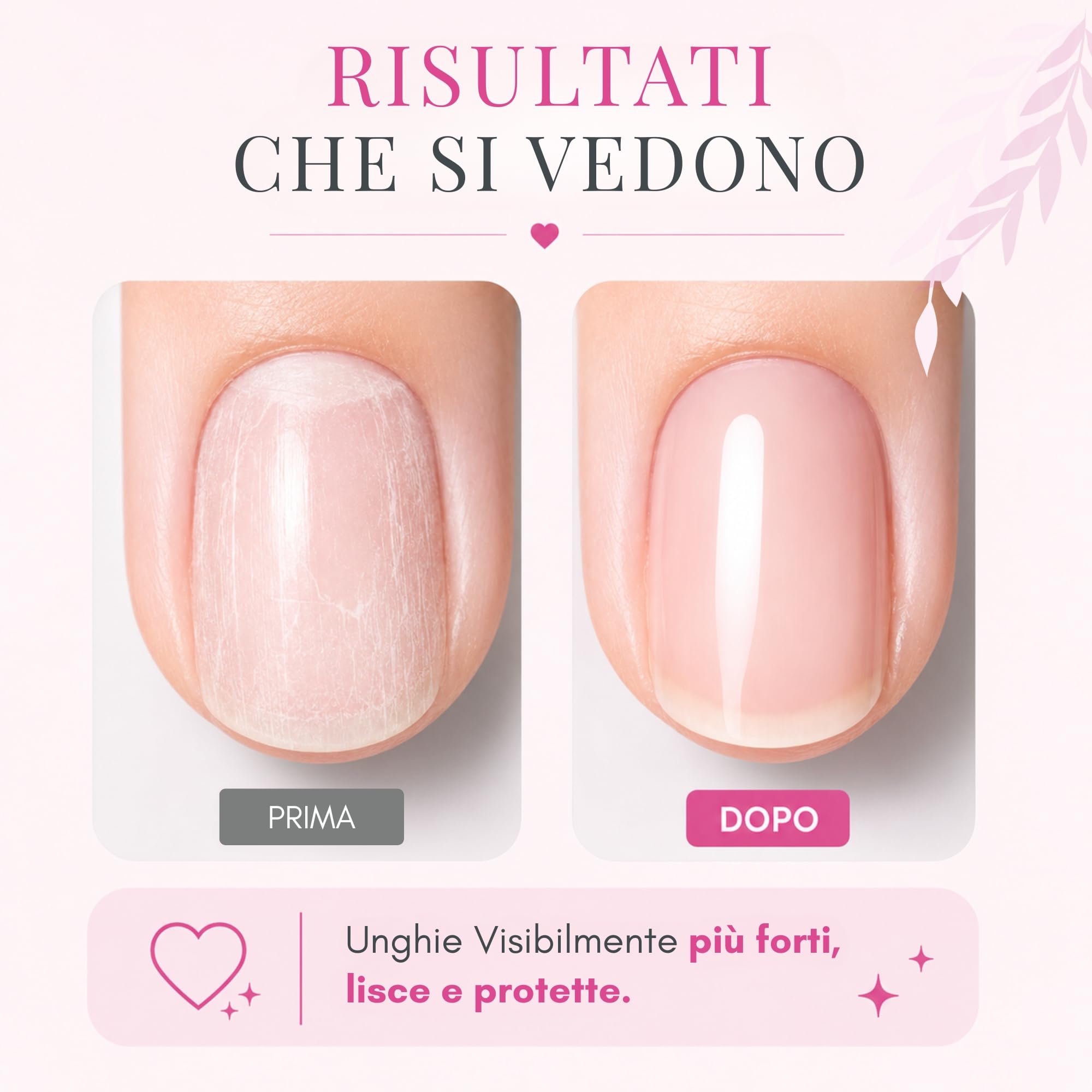 Smalto Rinforzante Unghie Istantaneo al Calcio Extra Forte - 12 ml Rinforza e Migliora istantaneamente la struttura dell'unghia Fragili e Deboli.