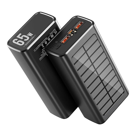 50000mAh 65W USB C Laptop Portable Charger, Tablet Powerbank