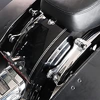 Vista 2 de AUFER Kit de herramientas de acoplamiento cromado de 4 puntos compatible con Touring Road King Road Glide Street Glide Electra Glide 2009-2013