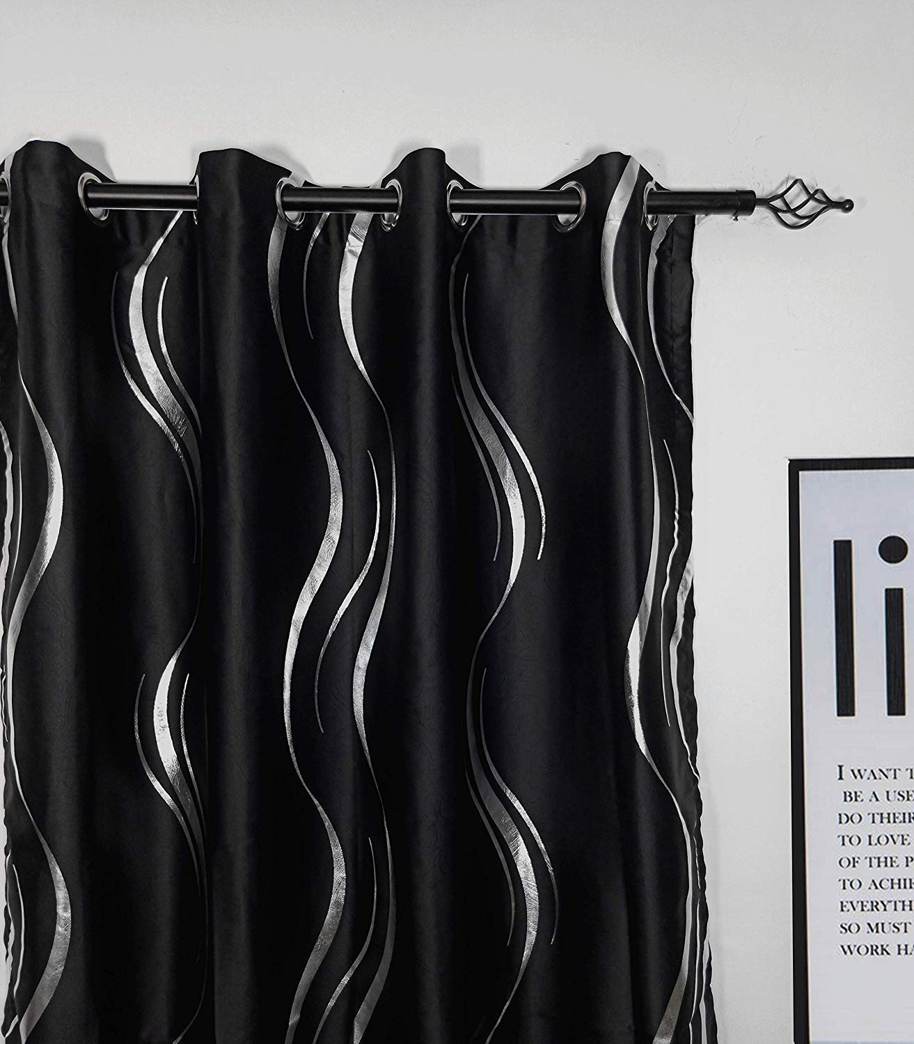 Black And Silver Curtains Curtains & Drapes 2023