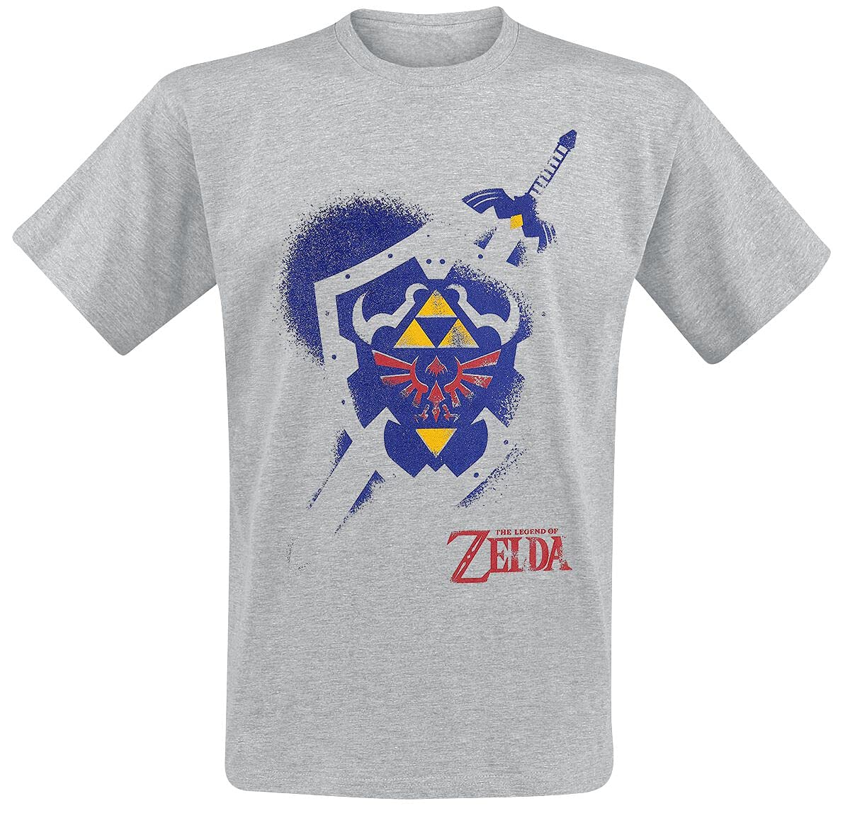 Men's The Legend of Zelda Hylian Shield Grey T-Shirt