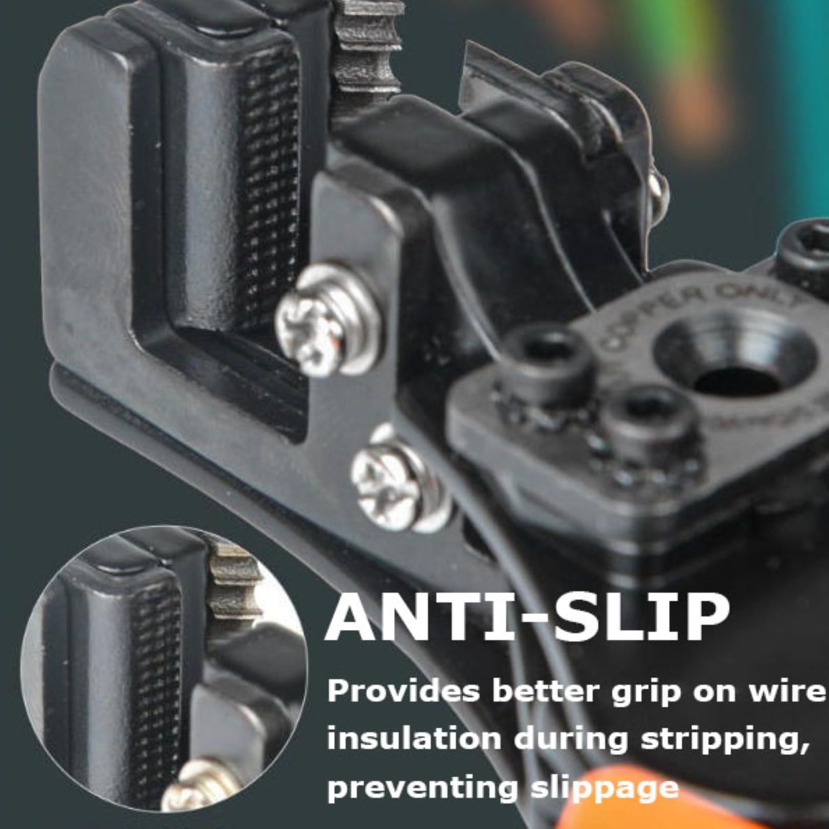 Pelacables y herramienta cortadora, pelado automático para cables de 22-8 AWG, longitud de 175 mm para trabajos eléctricos de precisión