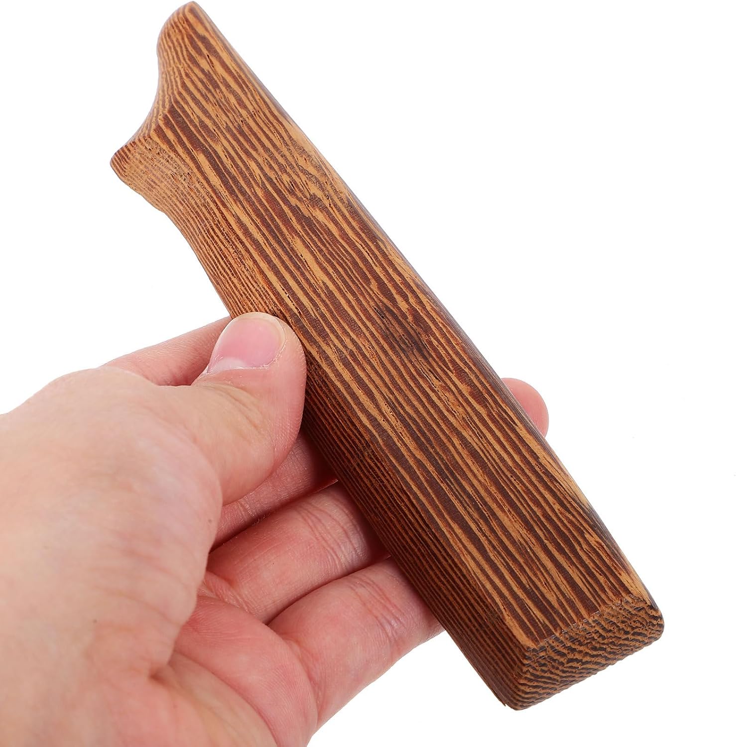 2pcs Wooden Handle For Cutter Replacement Diy Knife Making Grip Chef Repair Accessories Japanese Chef Knife Handle With Mounting Rivets