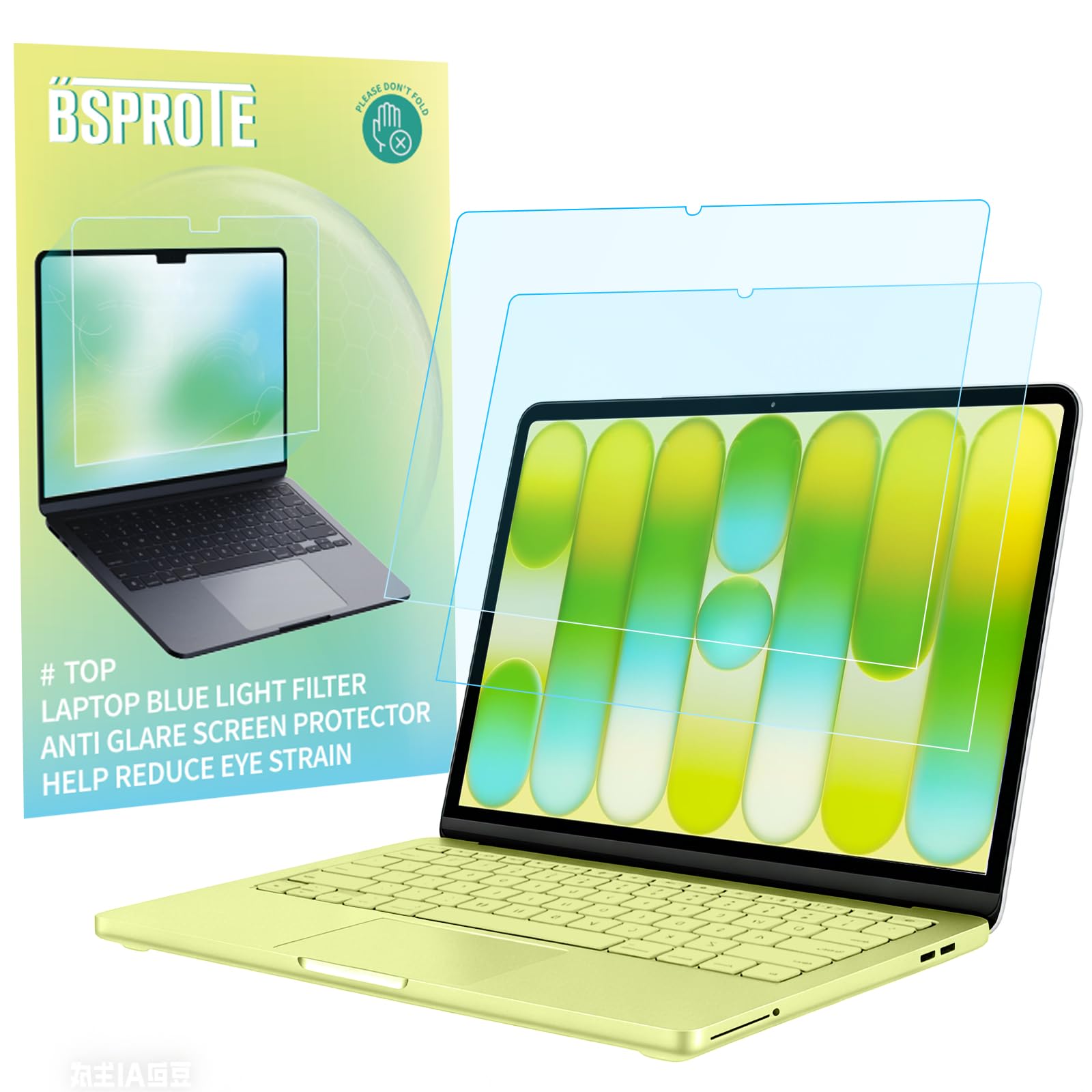 2-Pack Anti Blue Light Screen Protector for 2026 MacBook Neo 13-Inch A18 Pro, Matte Anti Glare Filter Eye Protection Shield for Mac Neo 13in, Anti-Scratch Protector