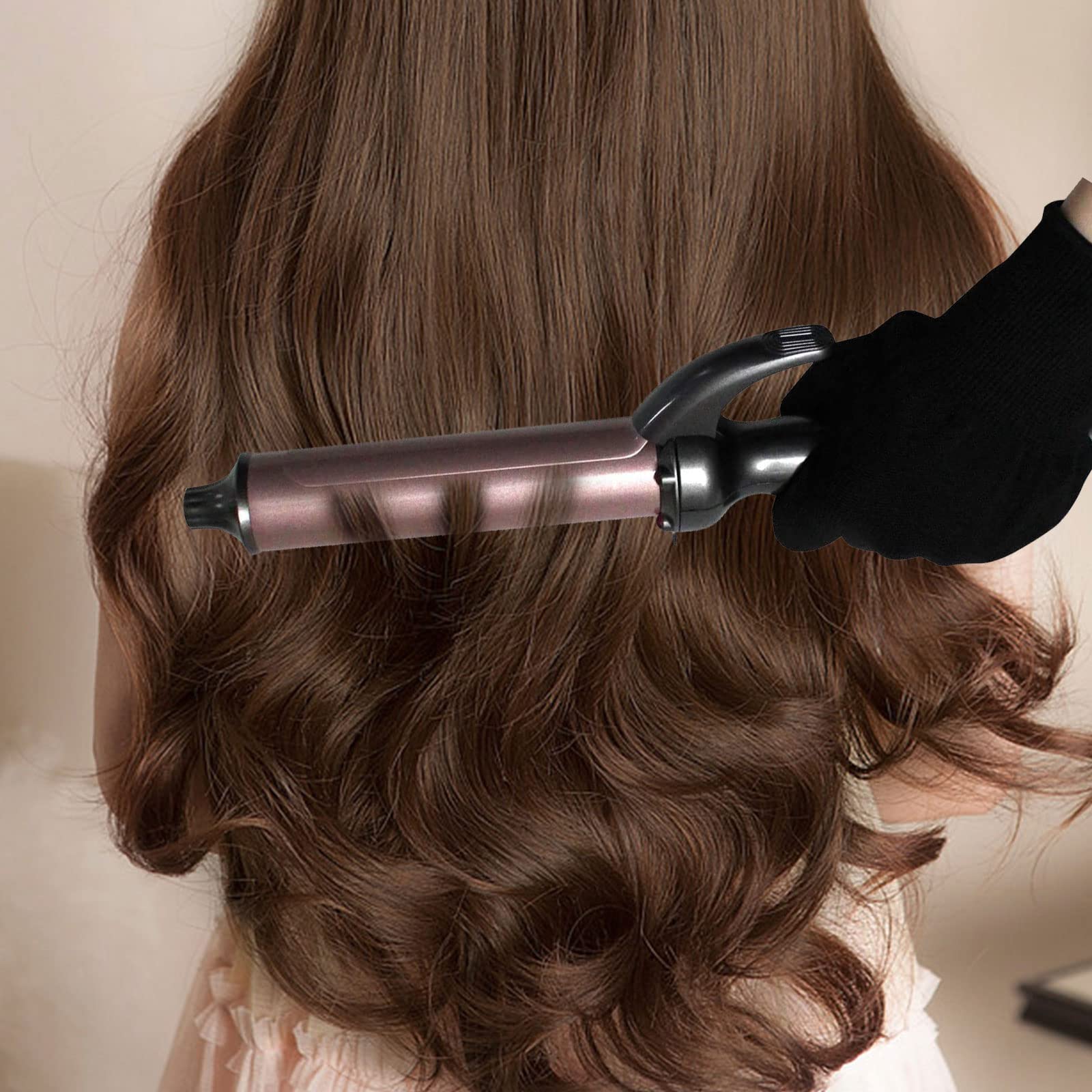 TSHAOUN 2 Paires Gant Résistant à la Chaleur pour la Coiffure, Gants de Protection Gant Anti Chaleur pour fer à Lisser à Friser le Plat la Baguette de Cheveux Curling Outils