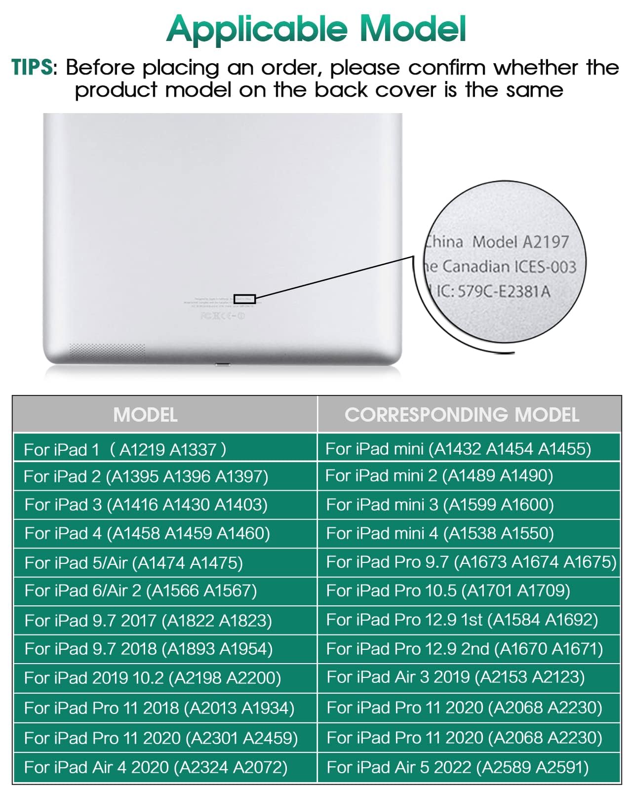 for iPad 7th 8th 9th Generation Screen Replacement Gen 10.2