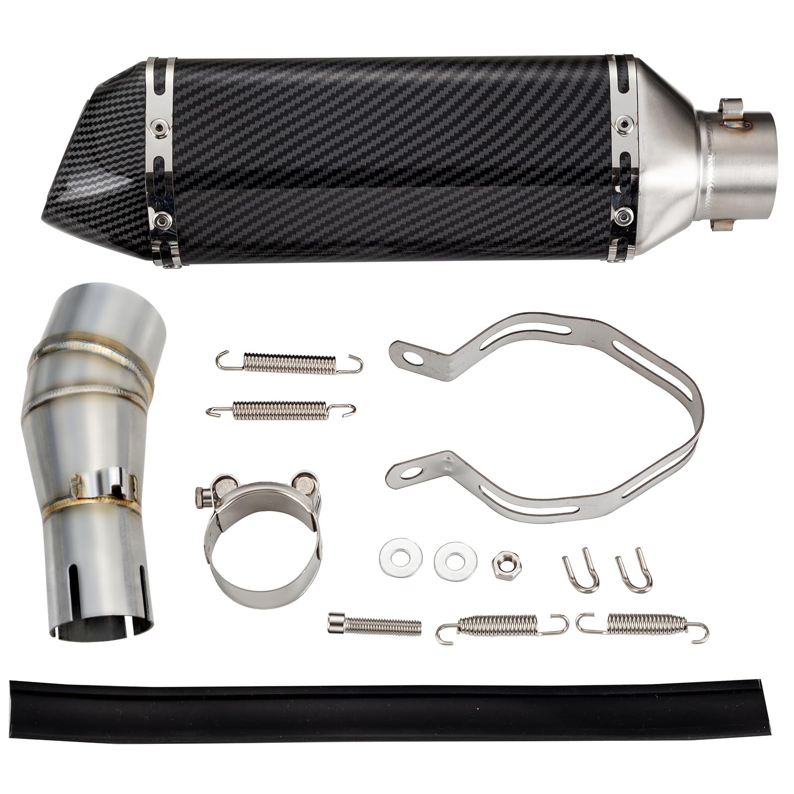 Motorcycle Muffler Mid Pipe, Muffler Adapter Connect Pipe