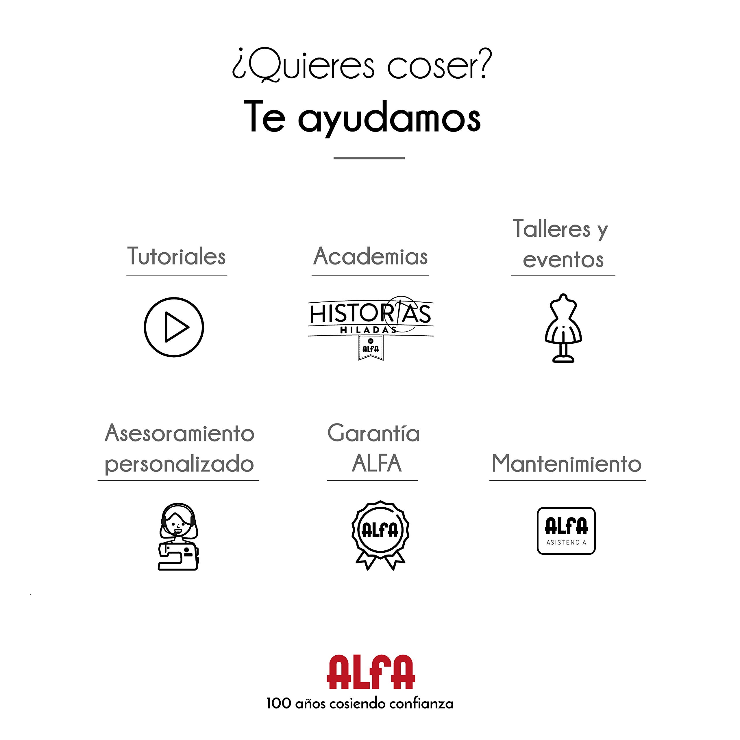 Alfa Mesa de Extensión para Máquina de Coser, Blanco, 28.5x40.5x3 cm