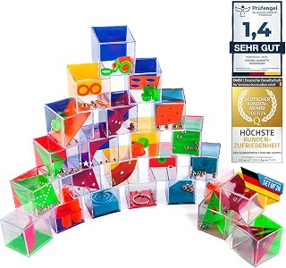 Mini Geduldsspiele Mega-Set, 24 Kugelspiele